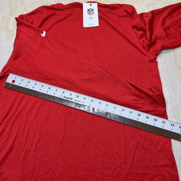 NEW XL Kansas City Chiefs Nike Red Icon Legend Long Sleeve Dri Fit Shirt - Picture 10 of 10